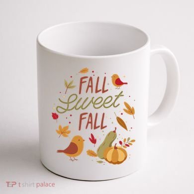 Fall Sweet Fall Autmn Coffee Mug back