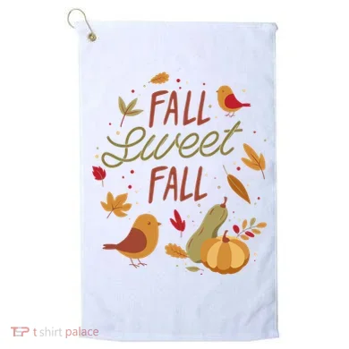 Fall Sweet Fall Autmn Golf Towel