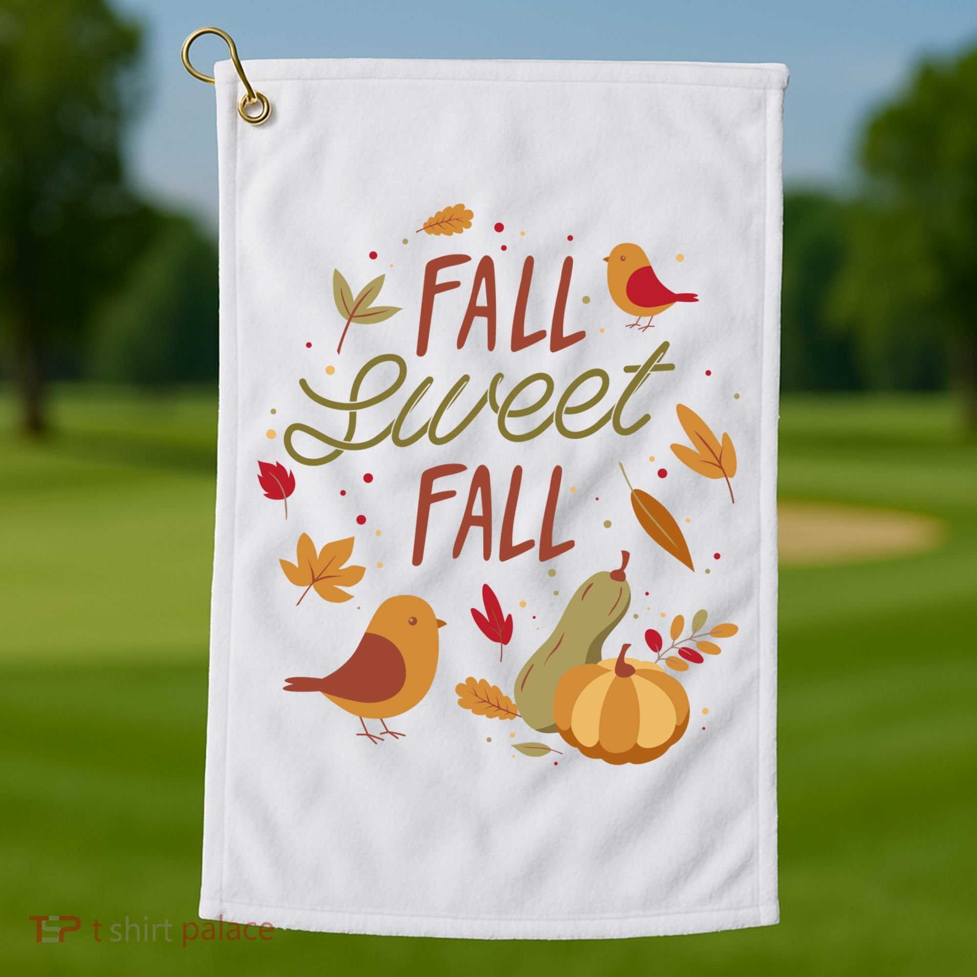 Fall Sweet Fall Autmn Golf Towel