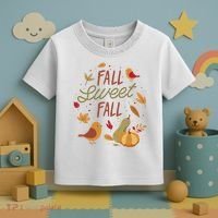 Fall Sweet Fall Autmn Toddler T-Shirt thumb 3