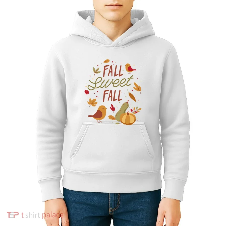 Fall Sweet Fall Autmn Kids Hoodie