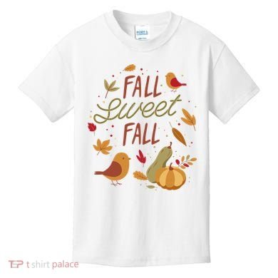 Fall Sweet Fall Autmn Kids T-Shirt