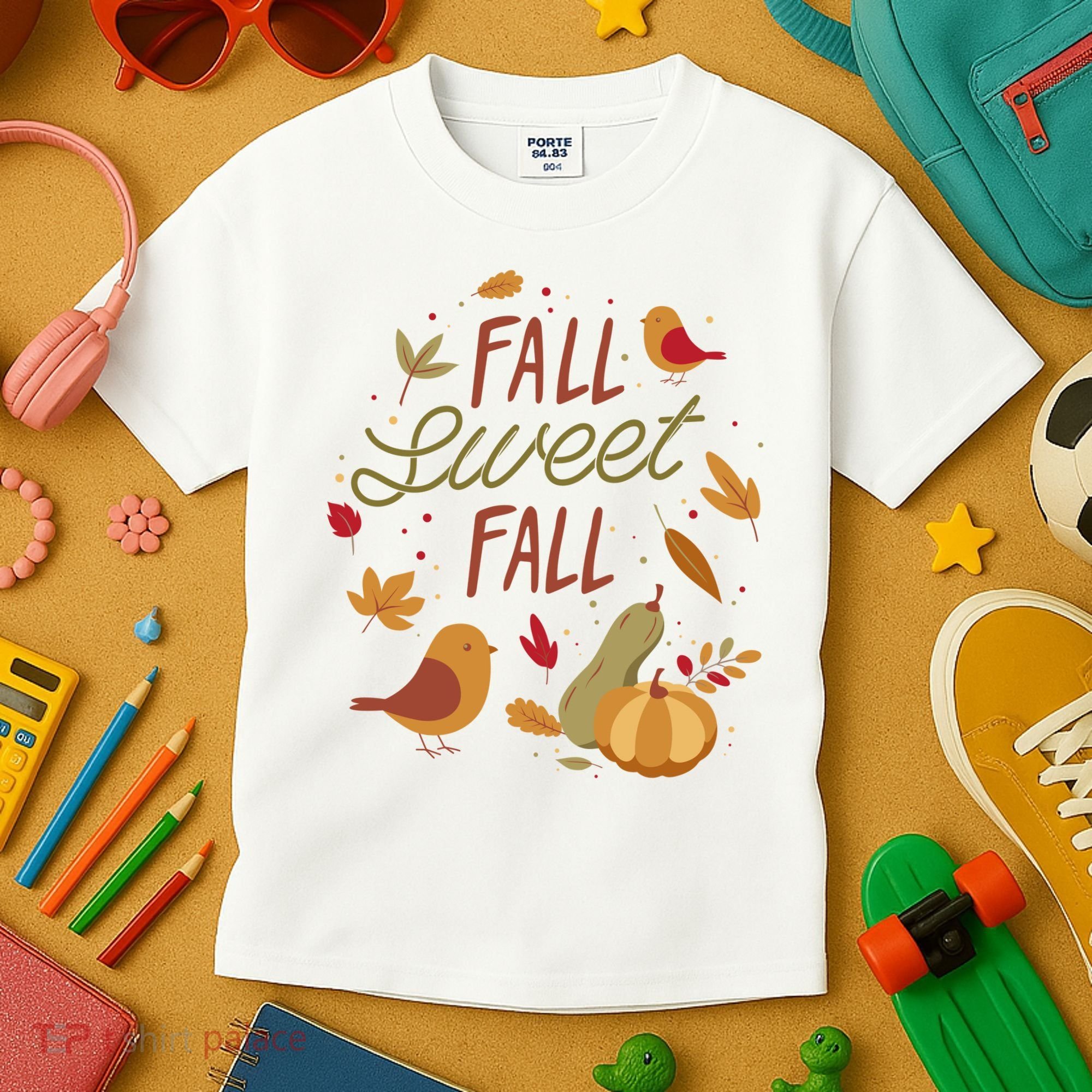 Fall Sweet Fall Autmn Kids T-Shirt