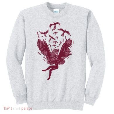 Falling Angel Doves Sweatshirt