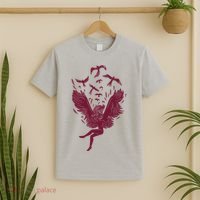 Falling Angel Doves T-Shirt thumb 2