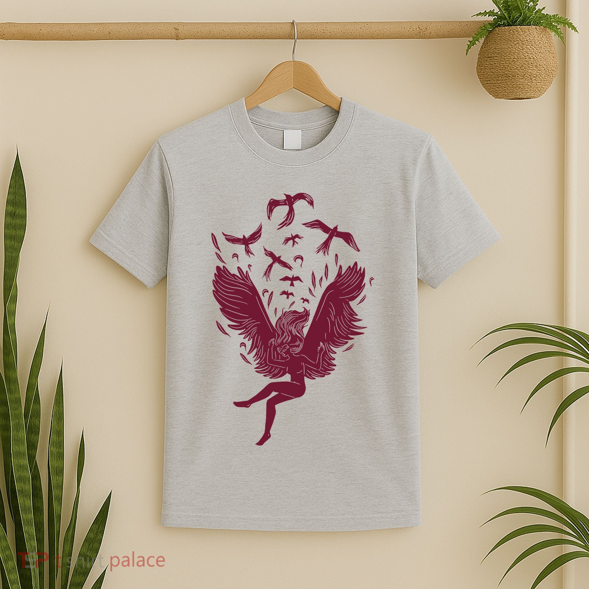 Falling Angel Doves T-Shirt