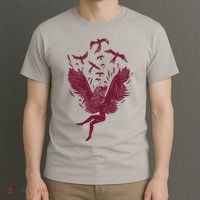 Falling Angel Doves T-Shirt thumb 3