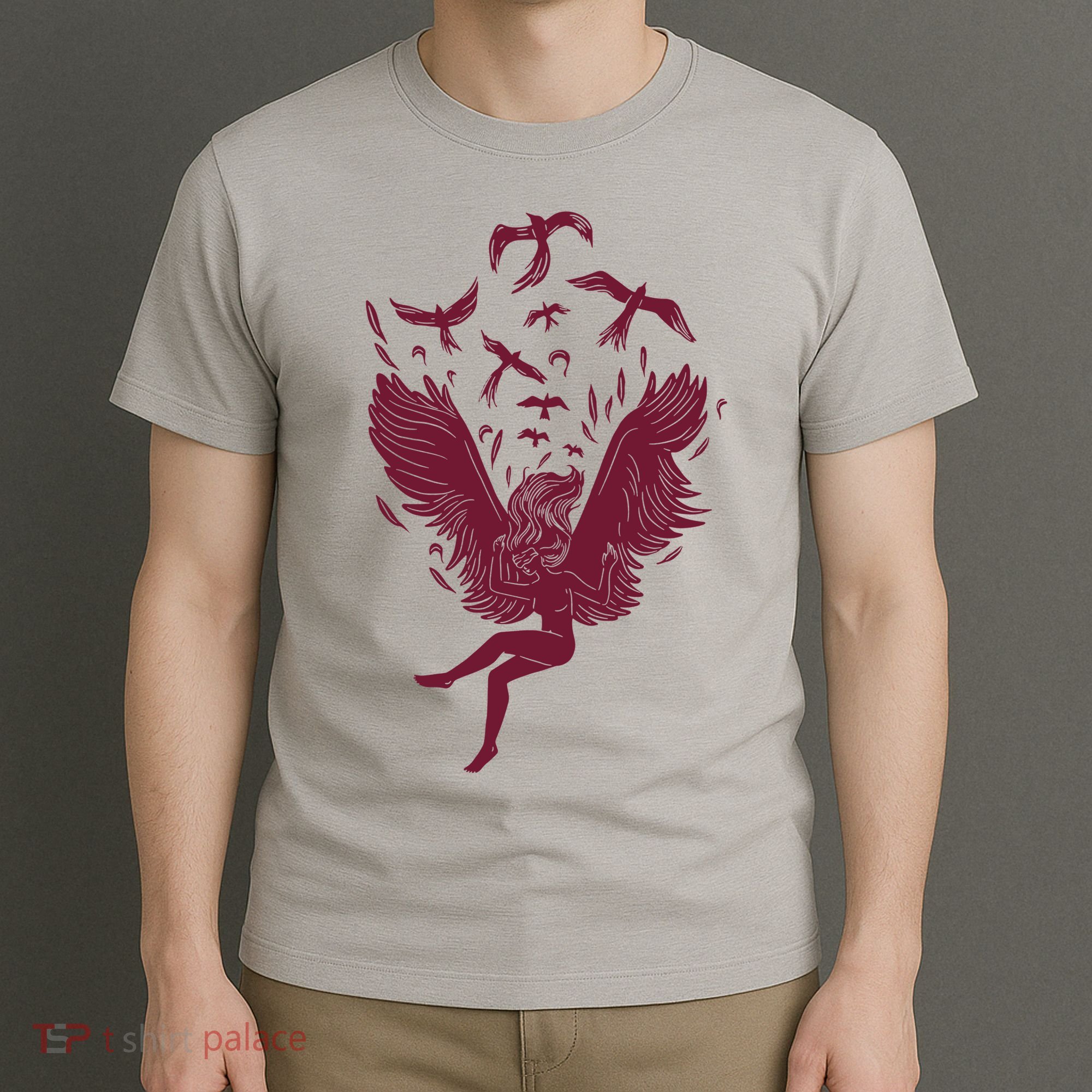 Falling Angel Doves T-Shirt