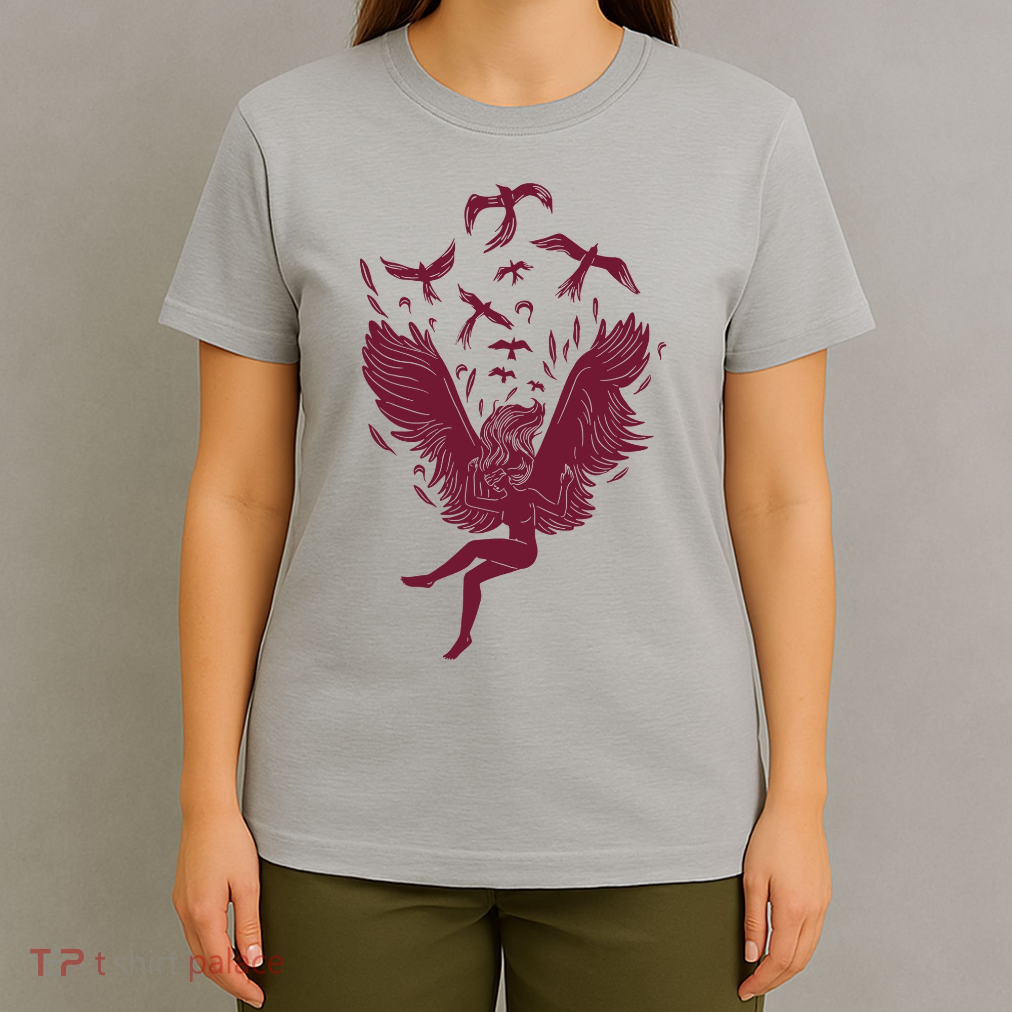 Falling Angel Doves T-Shirt