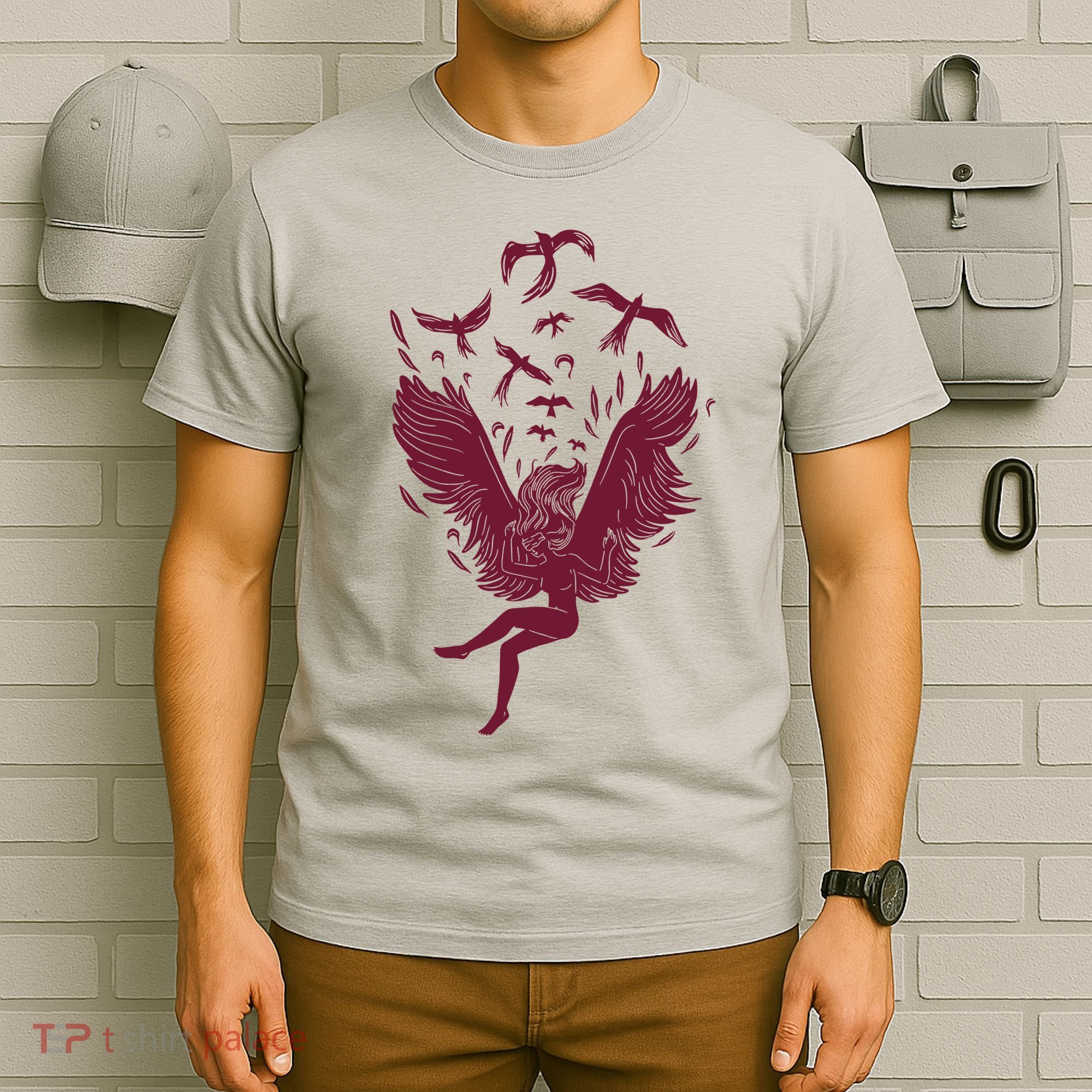 Falling Angel Doves T-Shirt