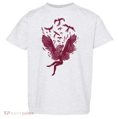 Falling Angel Doves Toddler T-Shirt