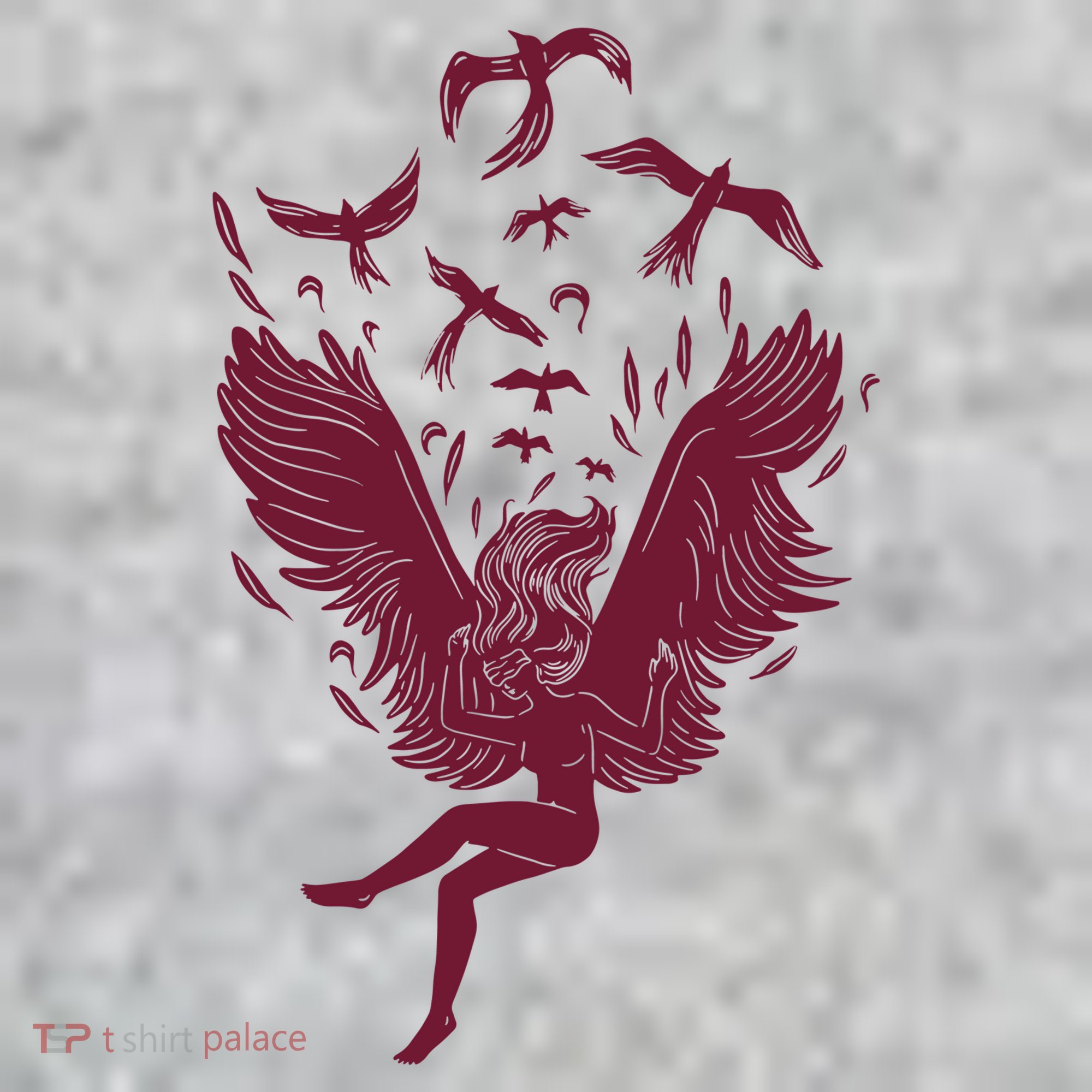 Falling Angel Doves Toddler T-Shirt