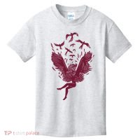 Falling Angel Doves Kids T-Shirt thumb 0