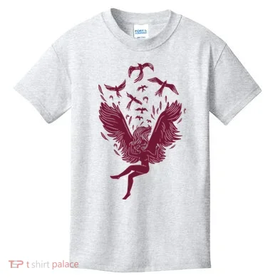 Falling Angel Doves Kids T-Shirt