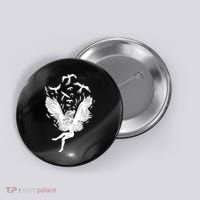 Falling Angel Doves Button thumb 0
