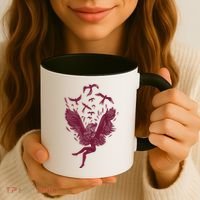 Falling Angel Doves Coffee Mug thumb 3