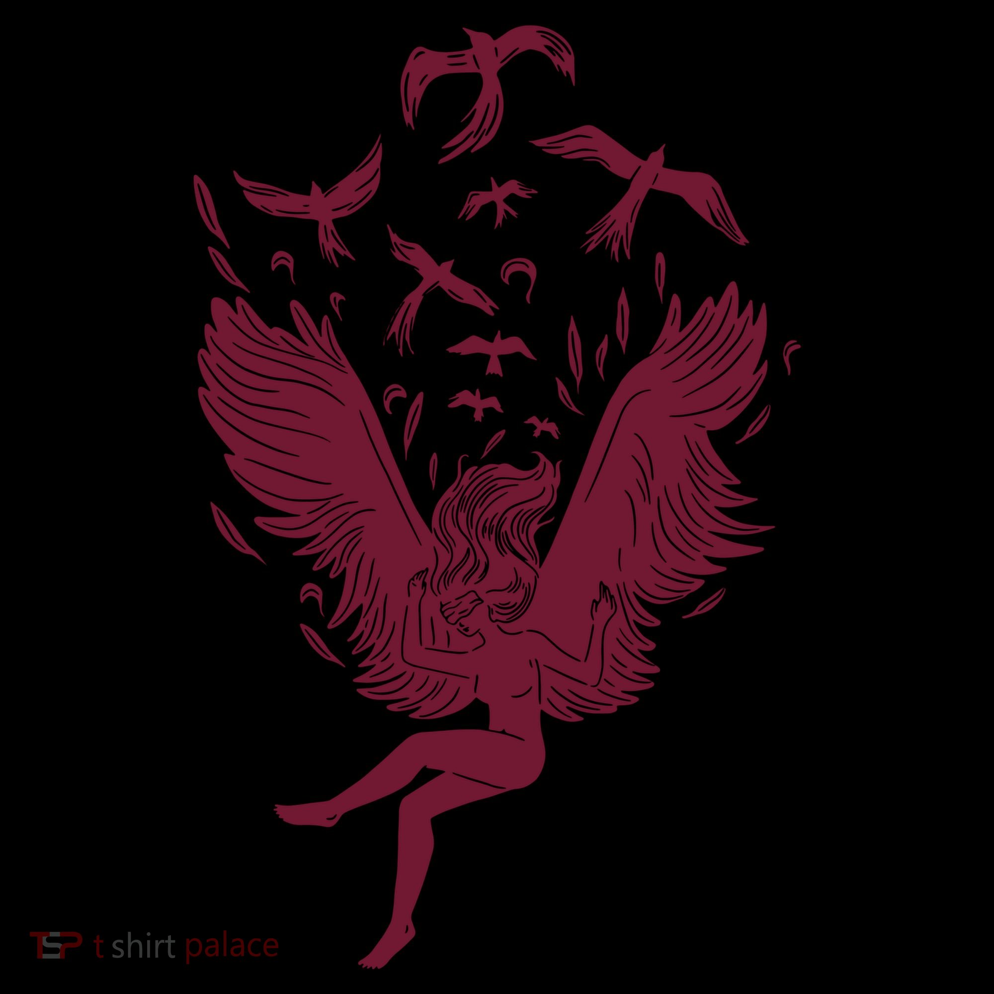 Falling Angel Doves Coffee Mug