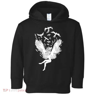 Falling Angel Doves Toddler Hoodie