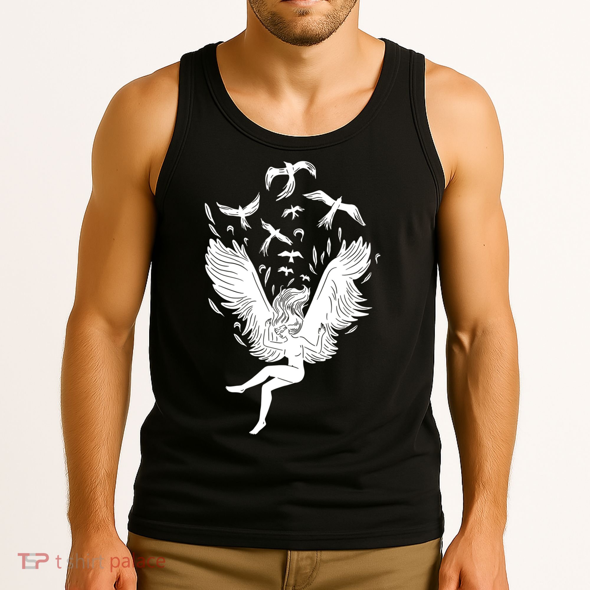 Falling Angel Doves Tank Top