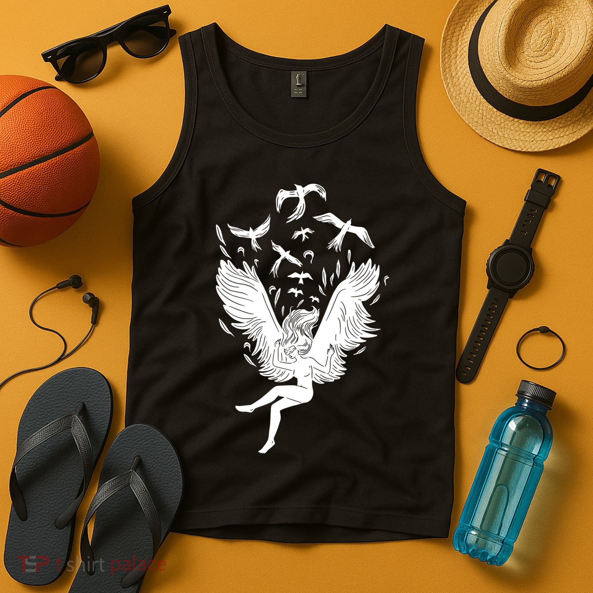 Falling Angel Doves Tank Top