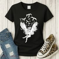 Falling Angel Doves Women's T-Shirt thumb 3