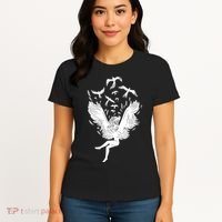 Falling Angel Doves Women's T-Shirt thumb 4