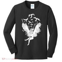 Falling Angel Doves Kids Long Sleeve Shirt thumb 0