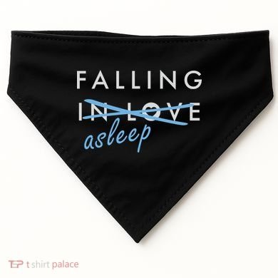 Falling In Love Asleep USA-Made Doggie Bandana
