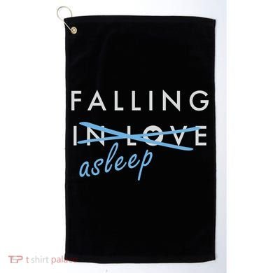 Falling In Love Asleep Golf Towel