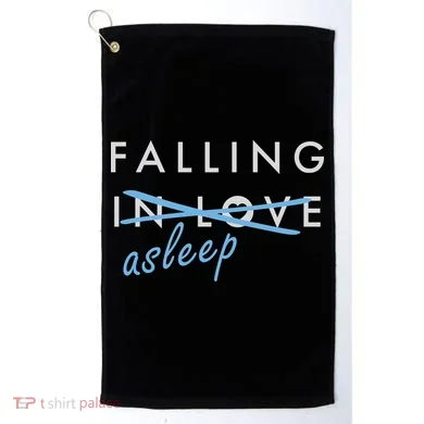 Falling In Love Asleep Golf Towel