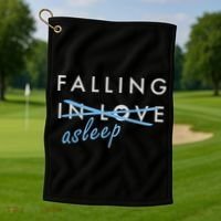 Falling In Love Asleep Golf Towel thumb 1