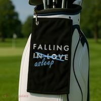 Falling In Love Asleep Golf Towel thumb 2
