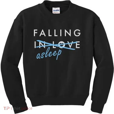 Falling In Love Asleep Kids Sweatshirt