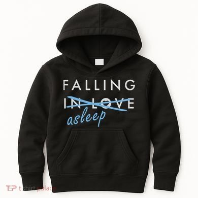 Falling In Love Asleep Kids Hoodie