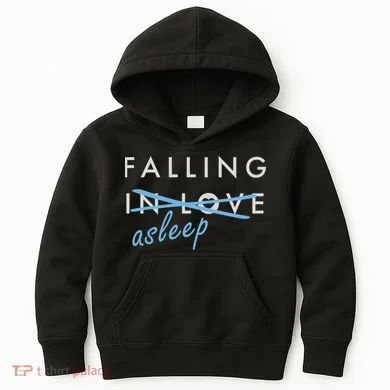 Falling In Love Asleep Kids Hoodie