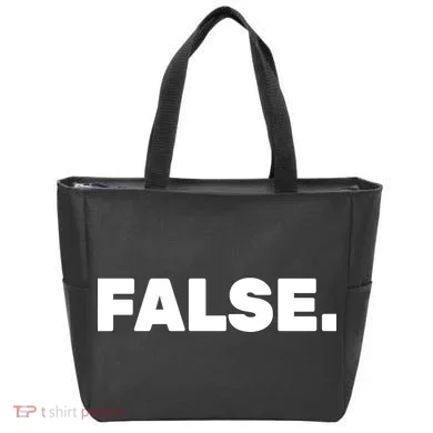 False. Tote Bag