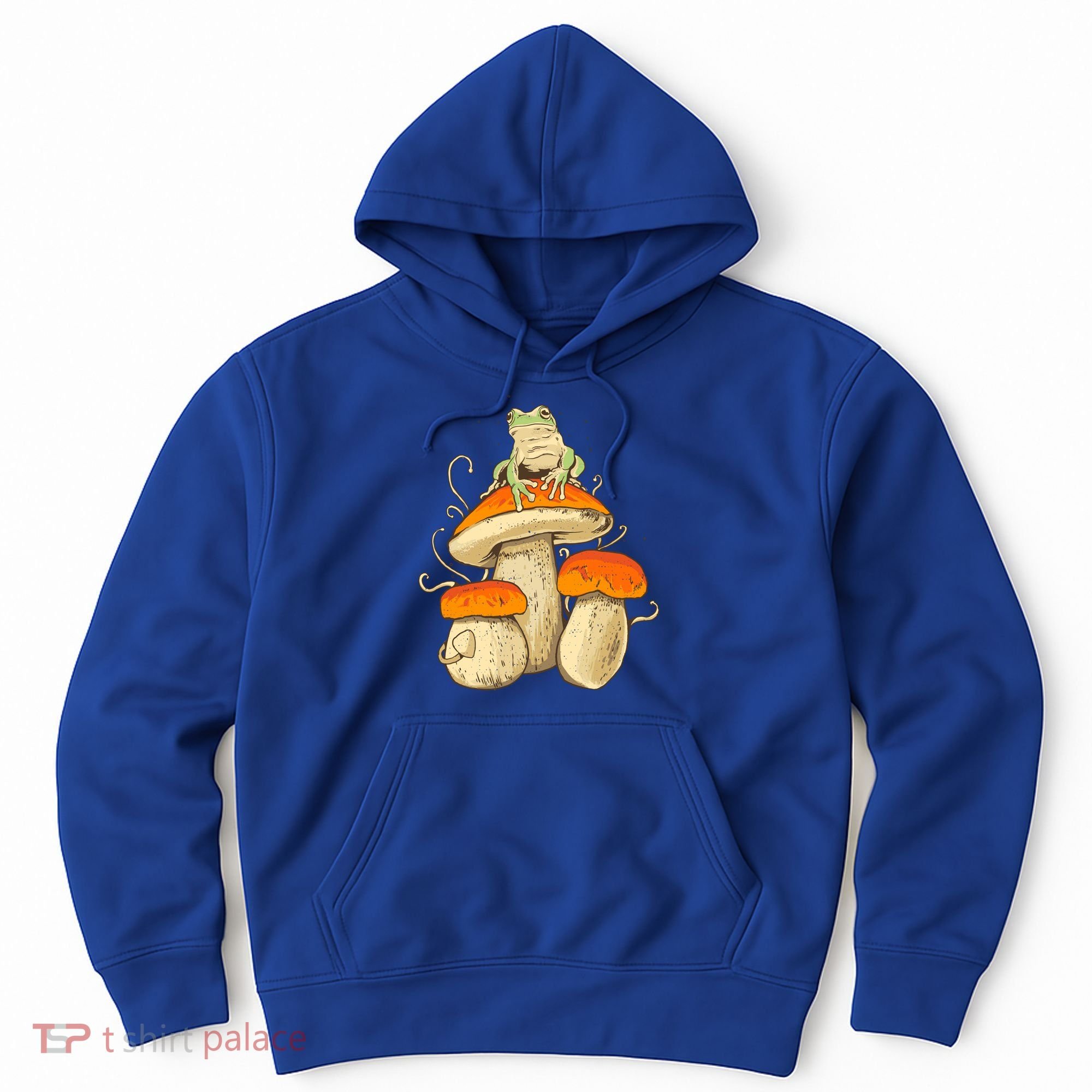 Frog And Mushrooms Funny Gift Hoodie