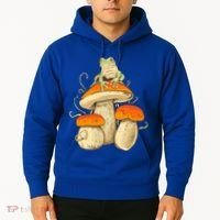 Frog And Mushrooms Funny Gift Hoodie thumb 2