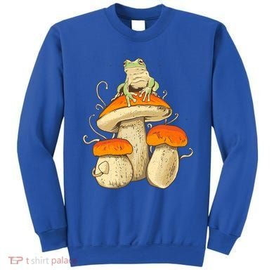 Frog And Mushrooms Funny Gift Sweatshirt