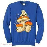 Frog And Mushrooms Funny Gift Sweatshirt thumb 0