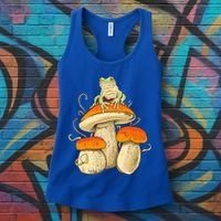 Frog And Mushrooms Funny Gift Women's Tank Top thumb 3