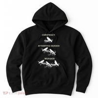 Funny Attempted Murder Crow Hoodie thumb 0