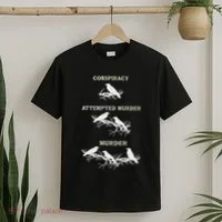 Funny Attempted Murder Crow T-Shirt thumb 2