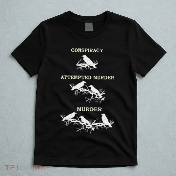 Funny Attempted Murder Crow T-Shirt