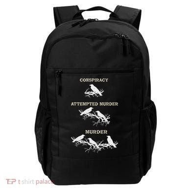Funny Attempted Murder Crow Backpack