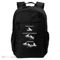 Funny Attempted Murder Crow Backpack thumb 0