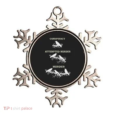 Funny Attempted Murder Crow Ornament