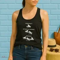Funny Attempted Murder Crow Women's Tank Top thumb 2