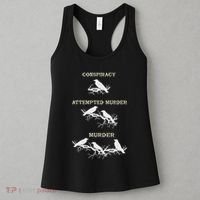 Funny Attempted Murder Crow Women's Tank Top thumb 3
