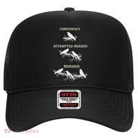 Funny Attempted Murder Crow Hat thumb 0